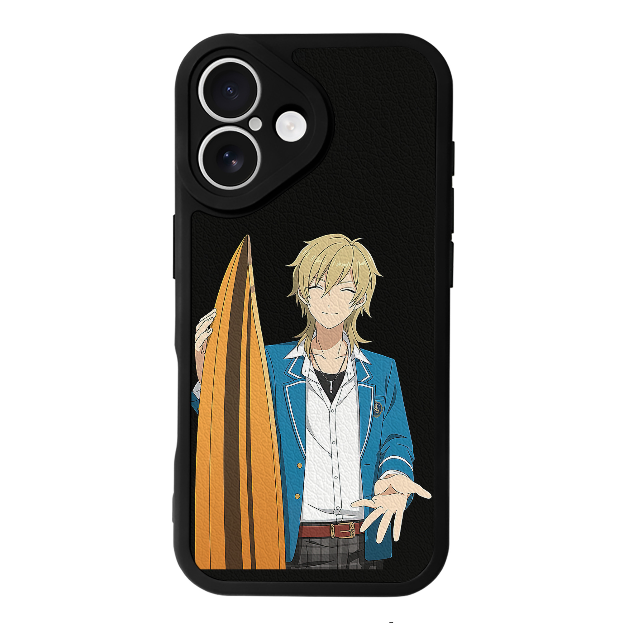 （画像用） あんさんぶるスターズ! Ensemble Stars 【iPhone 16シリーズ対応】シリコンスマホケース（レザー調） 材質：シリコン